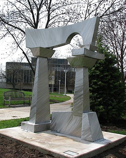 Peace Portal | Public Sculptures by Shawn Morin | The University of Toledo in Toledo