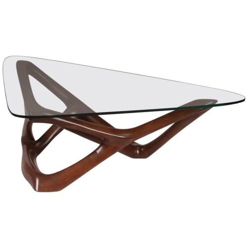 Amorph Climax Coffee Table Solid Wood Walnut Finish | Tables by Amorph
