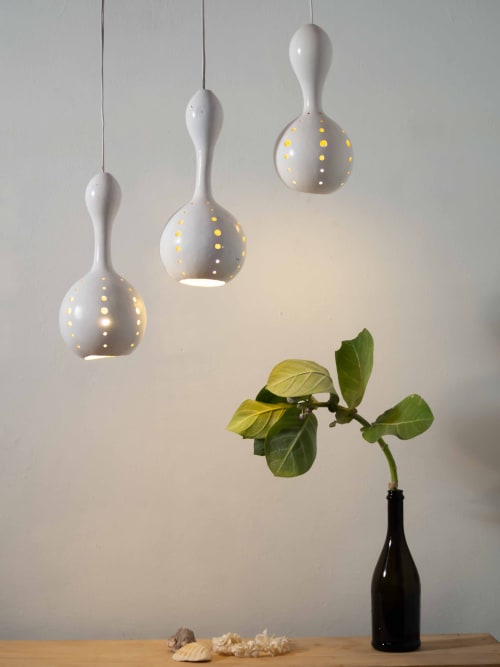 'Forget Me Not' Lamp | Pendants by AKETEKETE