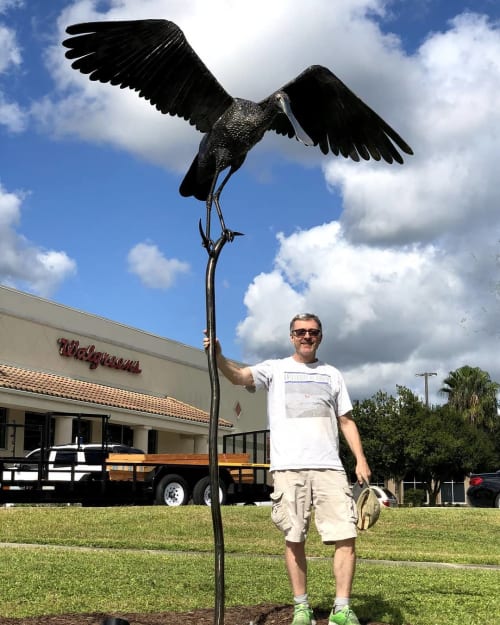 Spoonbill | Public Sculptures by Donald Gialanella