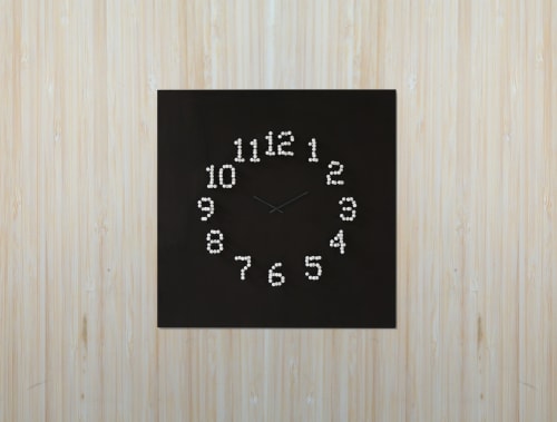 "Mocap"     illusionistic wall clock | Decorative Objects by JAN PAUL | Private Residence - Maastricht, Netherlands in Maastricht
