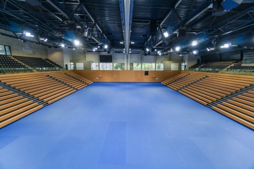 BallsportArena Dresden | Tiles by ASB GlassFloor | Sportpark Ostra in Dresden