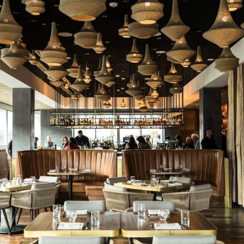 Wahad Crochet Pendant Lamp - Large | Pendants by Hamimi | Kimpton Rowan Palm Springs Hotel in Palm Springs