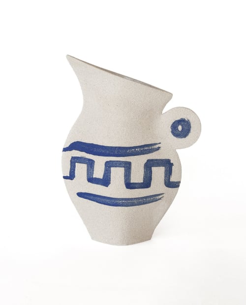 Ceramic Vase ‘Greek Pitcher N°1’ | Vases & Vessels by INI CERAMIQUE