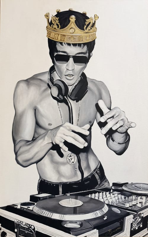 DJ Dragon Fist - Legendary Royalty | Drawing in Paintings by Bringing Life To Art LLC (B.A.T.L. LLC)