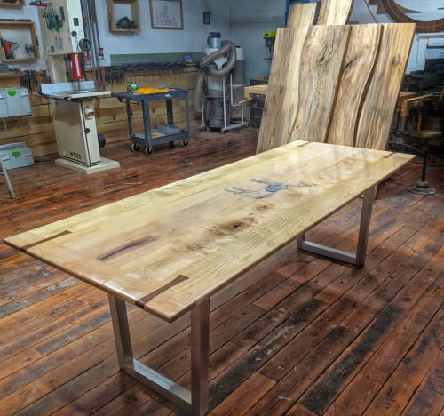 Kentucky Elemental | Dining Table in Tables by Ney Custom Tables : Design and Fabrication