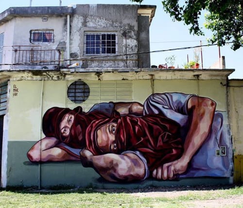 Laburo para los amigxs del Floreañ C.S. | Street Murals by El marian