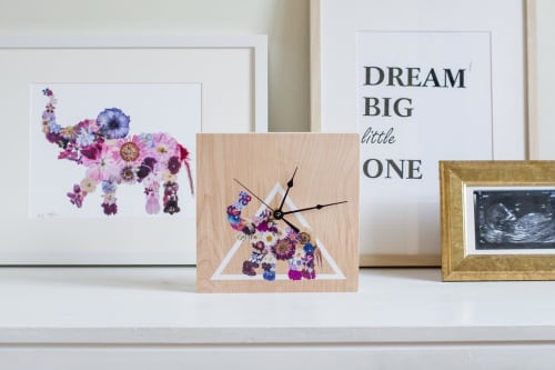 Clock Elephant | Paintings by Oxeye Floral Co