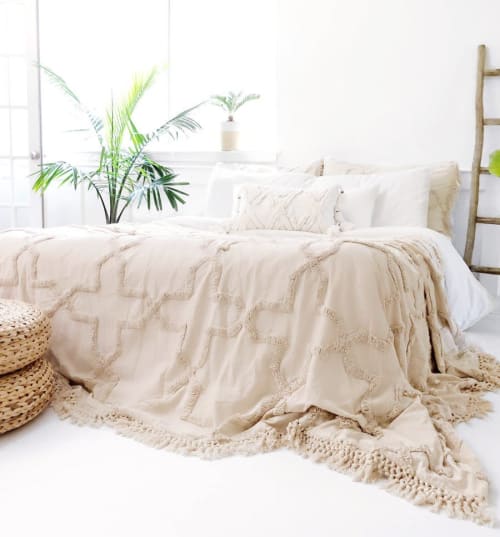 Moroccan Bedsheet | Bed Spread in Linens & Bedding by MEEM RUGS
