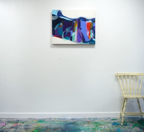 With Grace | Oil And Acrylic Painting in Paintings by Claire Desjardins