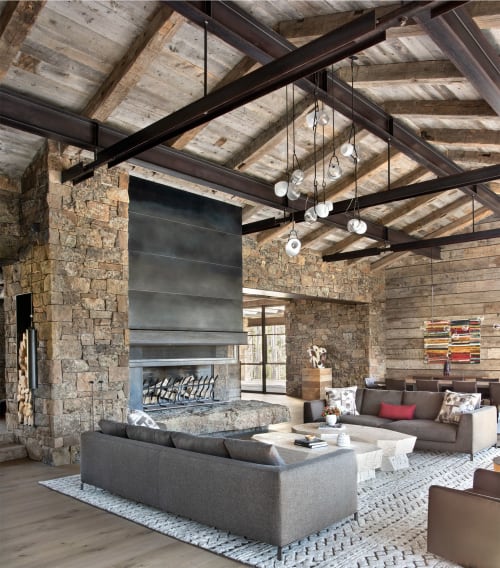 Couches & Sofas | Couches & Sofas by B&B Italia | Private Residence, Big Sky in Big Sky
