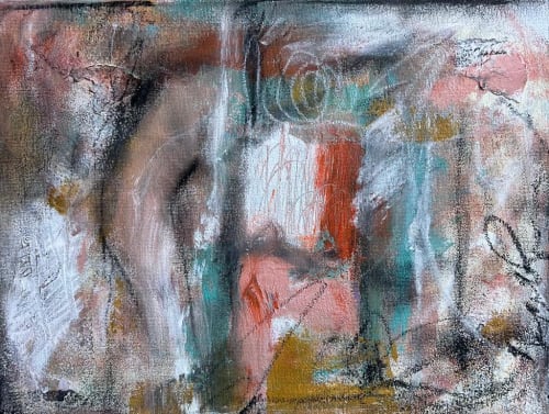 "Core" | Oil And Acrylic Painting in Paintings by Shirly Maimom Art