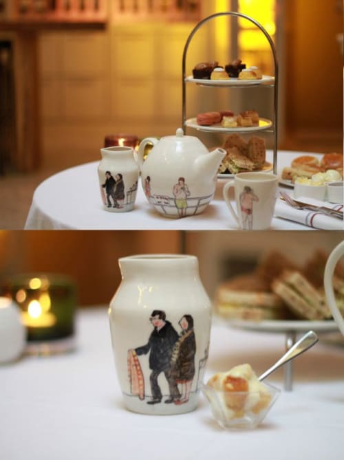 Tea service, bespoke porcelain | Tableware by Helen Beard Ceramics | Andaz London Liverpool Street - a concept by Hyatt in London