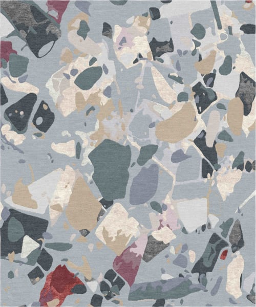 Rug Moulin Rouge hand-knotted colorful abstract | Rugs by Atelier Tapis Rouge