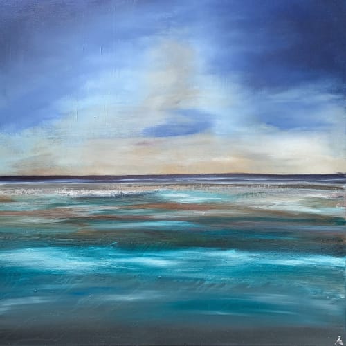 Das kleine Schimmern - Acrylic on Canvas | Paintings by Alex Blaschke | Bird Inside Art