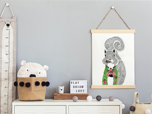 Sebastian the Squirrel | Prints by Chrysa Koukoura