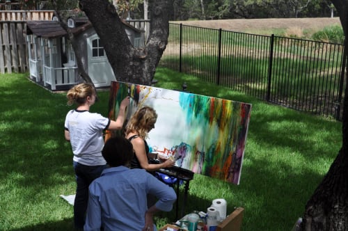Community Impact Bridges | Paintings by Maria Martin | Community Impact Newspaper in Pflugerville