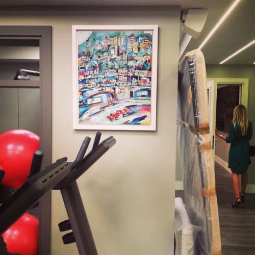 Grandprix | Paintings by Anna-Louise Felstead | Thirty-Nine Monte-Carlo in Monaco