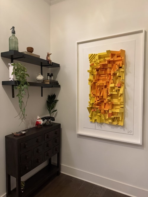 Happy City from Series Metropolis | Wall Sculpture in Wall Hangings by Fernando Davila