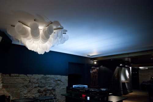 Night club “Anna Mesha. Butas.” | Chandeliers by Pleiades lighting | Anna Mesha. Butas in Vilnius