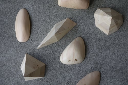 Wood Shapes Wall Sculptures, 3d wall art, dimentional art.