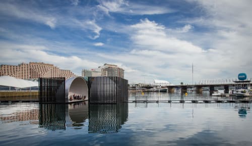 NomansLanding | Public Sculptures by SonicObjects; SonicArchitecture | Darling Harbour in Sydney
