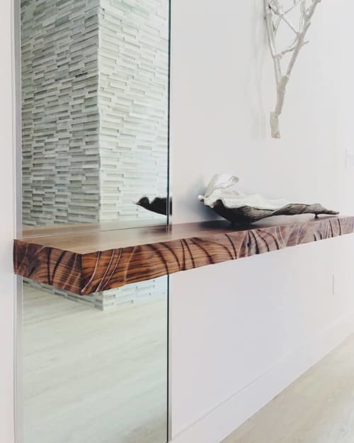 Walnut Floating Shelf | Furniture by AW Woodworks