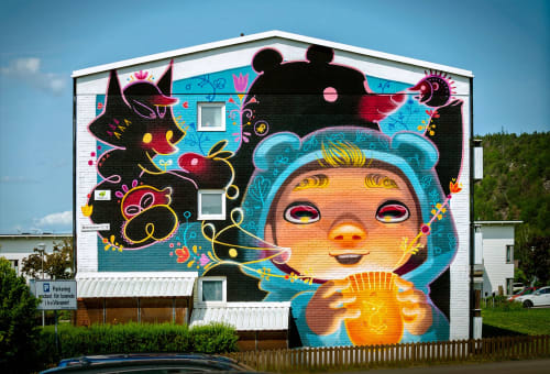 The Mitten for Artscape Saga | Street Murals by Animalitoland