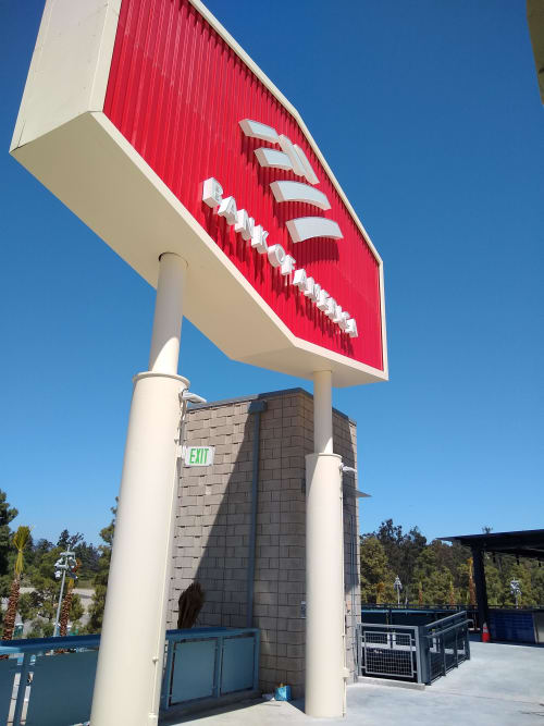 LA Dodgers Hex Signage | Signage by Jones Sign Company | Dodger Stadium in Los Angeles
