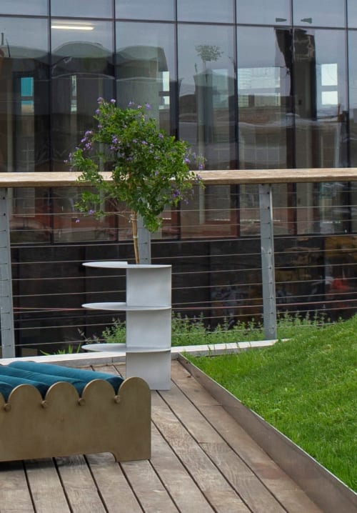 Multifunctional Geometric Copper Table by Birnam Wood Studio seen at