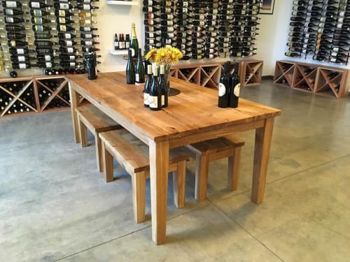 White Oak Wine Country Table | Tables by Milbourn Woodworks Inc. | Wines Between in Portland