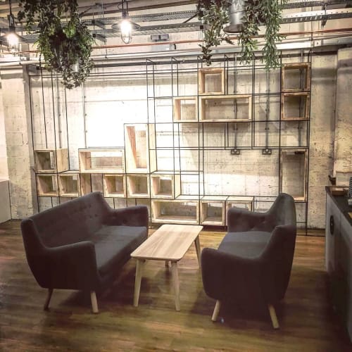 Bespoke Steel Furniture | Furniture by Bear Metal industries Ltd. | Coffee Lab in Southampton