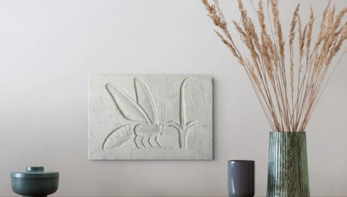 Bee and the flower | Wall Sculpture in Wall Hangings by Igor Petrushov