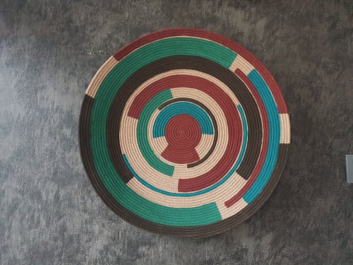 African plate, colourful wall plate,boho wall plate | Decorative Plate in Decorative Objects by Sarmal Design