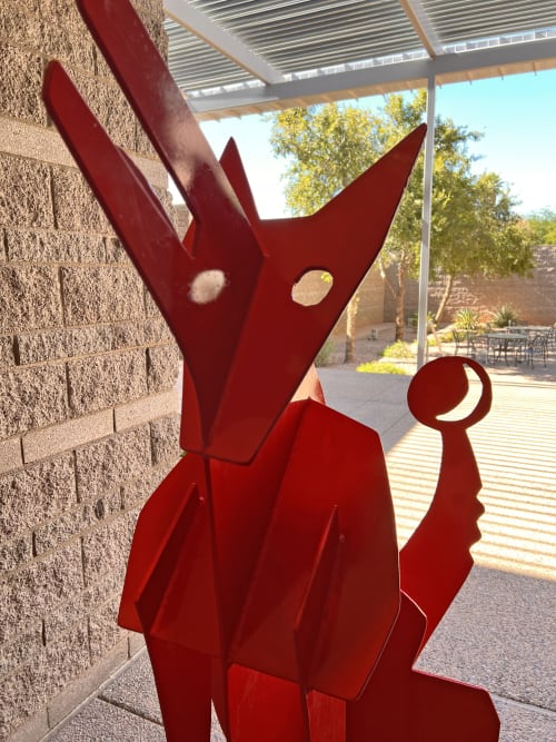 Wolf Moon | Sculptures by John Randall Nelson | Flinn Foundation in Phoenix
