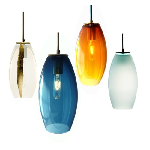 Elettra Pendant /readymade LUMi Collection | Pendants by Illuminata Art Glass Design by Julie Conway