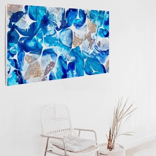 ‘Waves Know Shores’ | Oil And Acrylic Painting in Paintings by Amica Whincop | Noosa Hospital in Noosaville