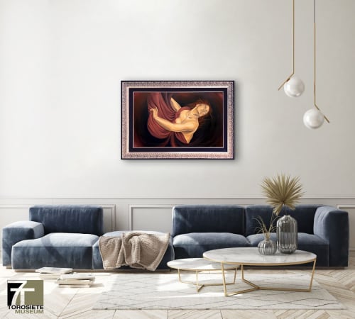 "MARTIRIO", Original Oil on Canvas -