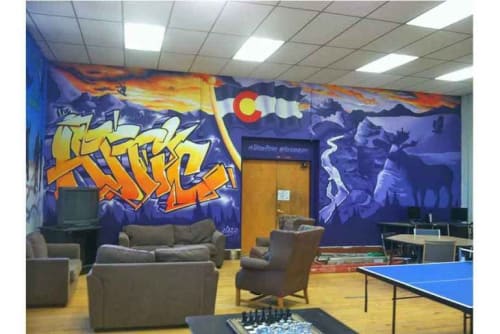 Rise Above Colorado Mural | Murals by Bimmer T | Rise Above Consulting LLC in Fort Collins