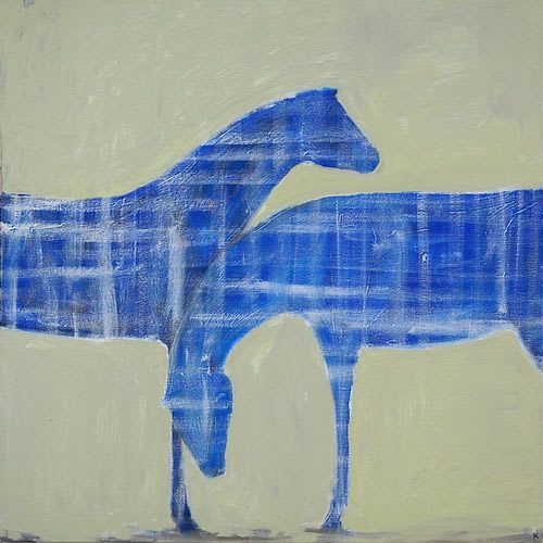 Matching Pair | Oil And Acrylic Painting in Paintings by KIRSTEN KAINZ