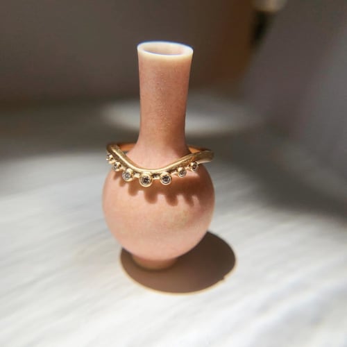 Pastel Pink Glazed Mini Pot | Vases & Vessels by Yuta Segawa | Rebecca Overmann in San Francisco