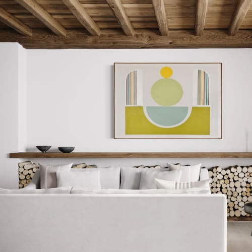 Bolder No. 9 Mixed Media Painting | Mixed Media by Ayse Sirin Budak