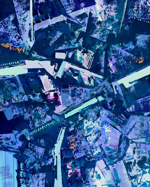 Philadelphia Freedom | Oil And Acrylic Painting in Paintings by Marion Wood