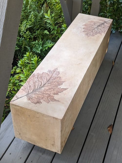 Custom Rectangular Concrete Skye Bench | Benches & Ottomans by Holmes Wilson Furniture
