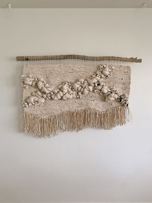 wabi sabi soft sculpture wall hanging | Wall Sculpture in Wall Hangings by Rebecca Whitaker Art