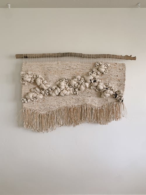 Statement Woven Wall Hanging "In Loving Memory" | Wall Hangings by Rebecca Whitaker Art