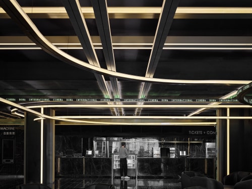 BONA INTERNATIONAL CINEMA AT BEIJING PARADISE WALK MALL | Interior Design by ONE PLUS PARTNERSHIP LIMITED | Beijing in Beijing