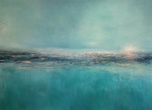 Suspended In Time | Oil And Acrylic Painting in Paintings by Hoai Not Art