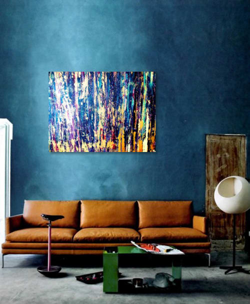 Violet shadow | Paintings by Elena Parau