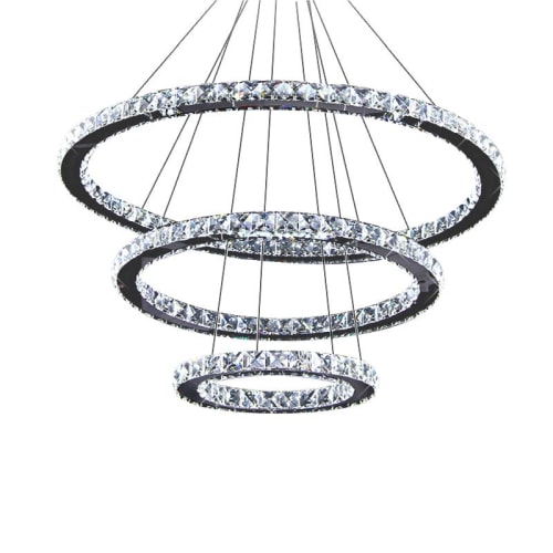 AM6123 CIRCLE 3 RINGS | Chandeliers by alanmizrahilighting | New York in New York